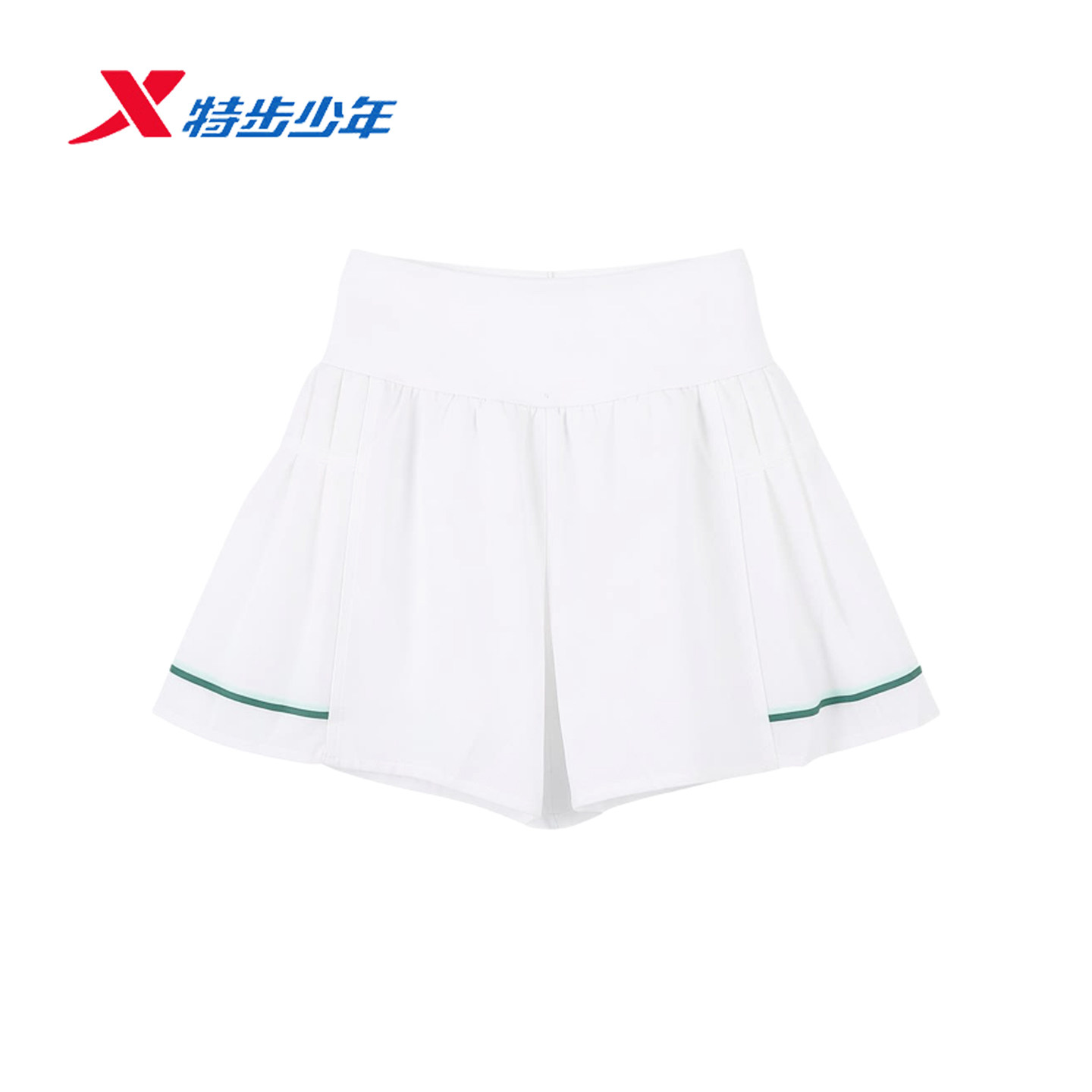 特步儿童短裤裙女大童2026夏季户外透气运动网球裙674224408412
