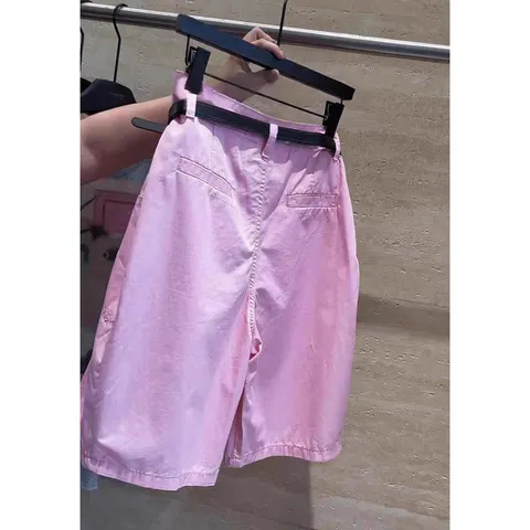 休闲短裤今年梧桐女夏季裤小个子宽松流行爆款bf阔腿多巴胺慵懒风