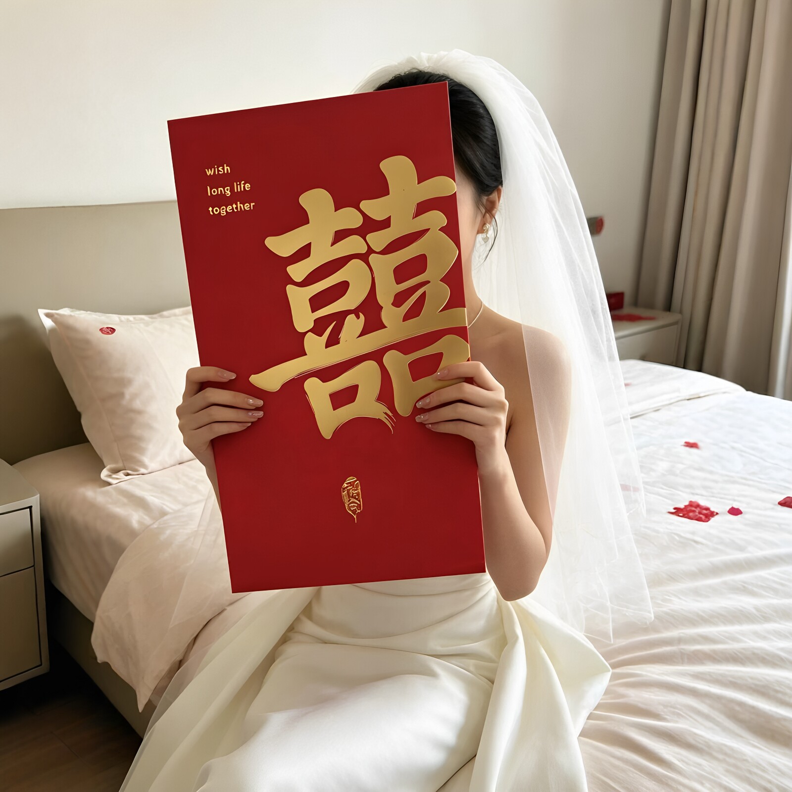 给嫡长闺准备的新婚大红包！超大尺寸烫金红包结婚礼物喜庆利是封