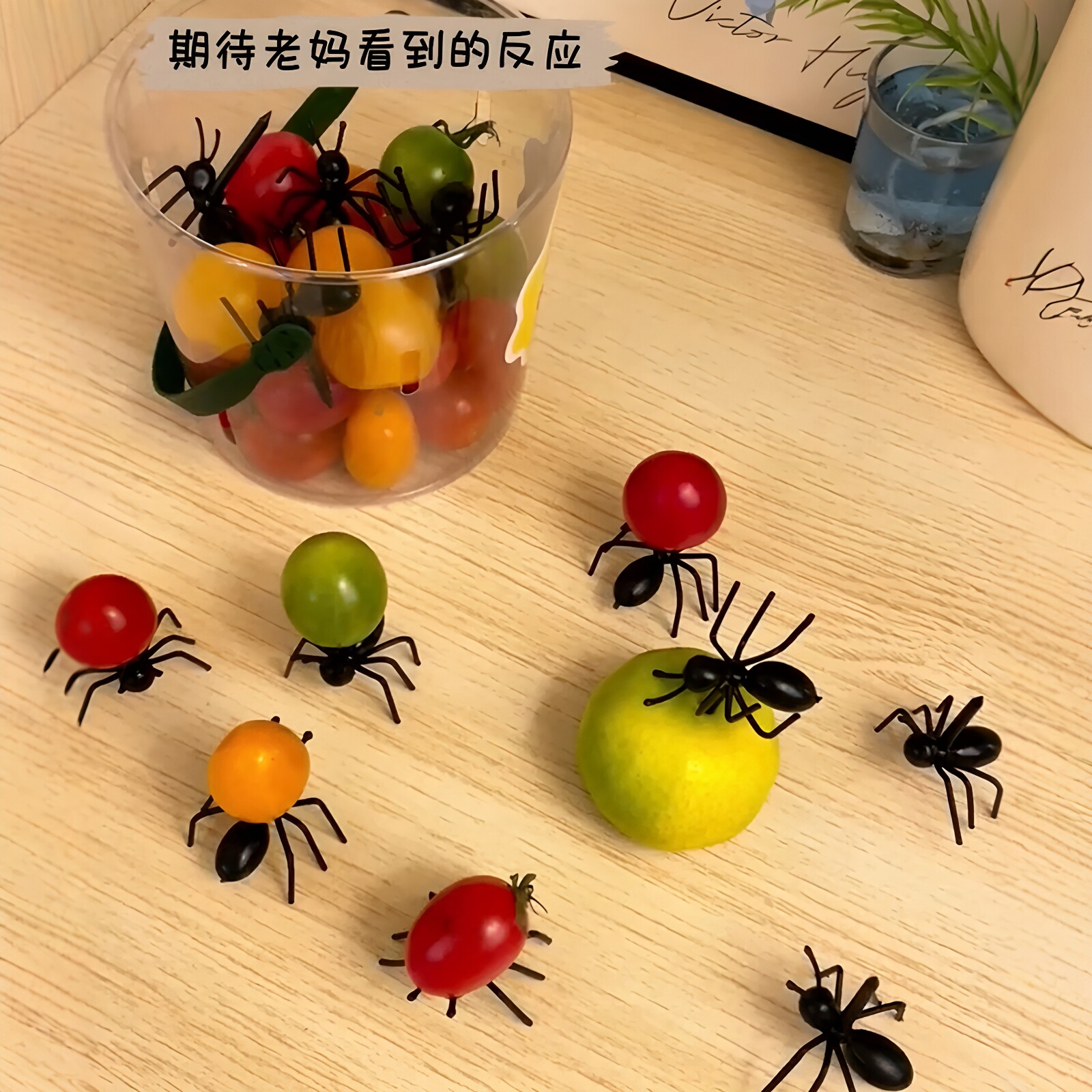 【蚂蚁军团】稀奇古怪水果叉蚂蚁搬家点心叉牙签便当签家用水果签