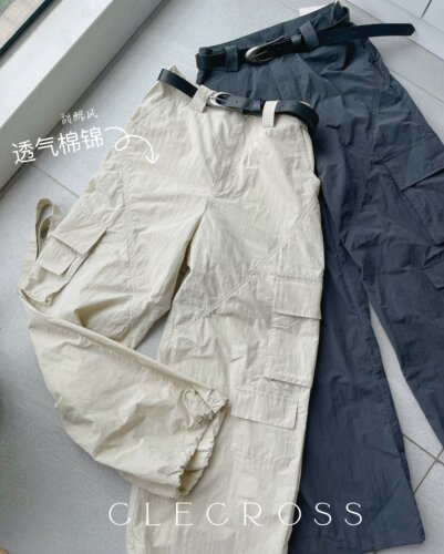 【酷女孩】时髦无畏姿态感受户外  轻薄工装裤 自由的心 勇往直前