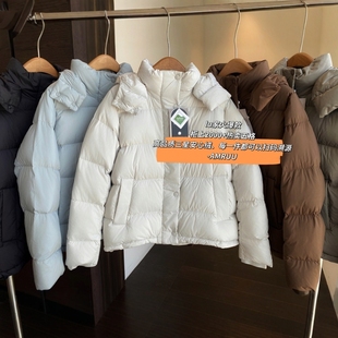 羽绒服女新款 鹅绒&鸭绒双版 lu家五格连帽短款 ～柜上2000 AMR