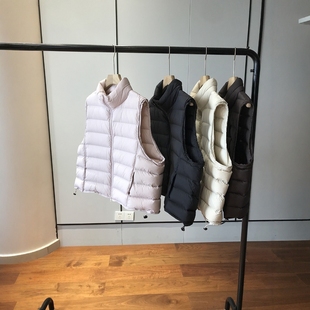 马甲背心 90%白鸭绒立领羽绒服短款 品质在线 高端泡芙排骨款