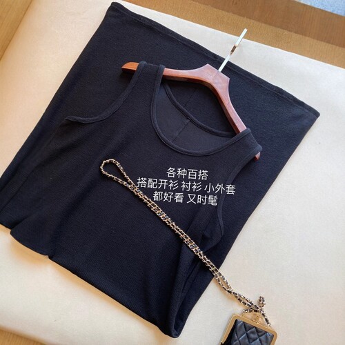 AMR UU◆搭配W～可单穿可内搭小黑裙显瘦背心长款连衣裙女春夏新