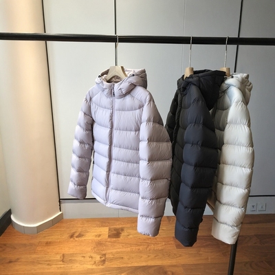 鱼骨羽绒服，510T超高密！显瘦有型保暖连帽90白鸭绒短款羽绒服