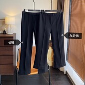 女冬 弹力瑜伽加绒微喇裤 巨好穿 秒变超模腿简约M家高腰显瘦修身