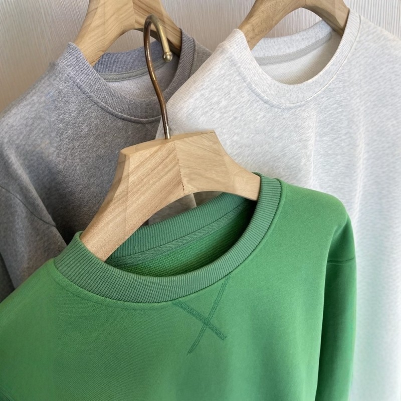 冲啊！！成熟的大订单，360G毛圈棉基础纯色圆领宽松显瘦卫衣女春