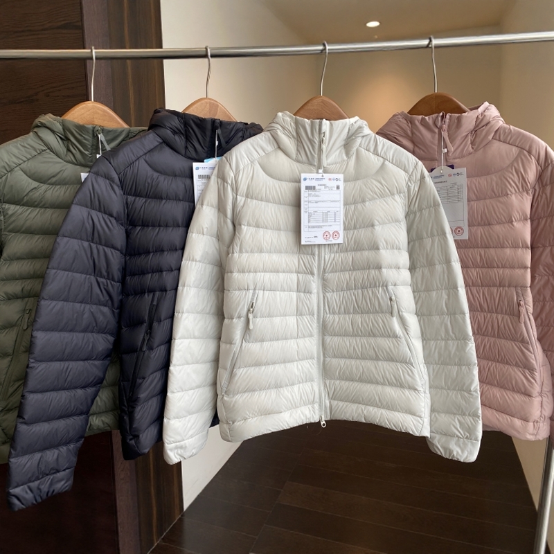 AMR UU◆火爆款～柜上5000+鸟家轻薄连帽短款排骨羽绒服女秋冬新