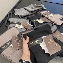 IN BLUE 阿尔巴斯山羊绒！巨软糯保暖秋裤鲨鱼裤显瘦修身打底裤女