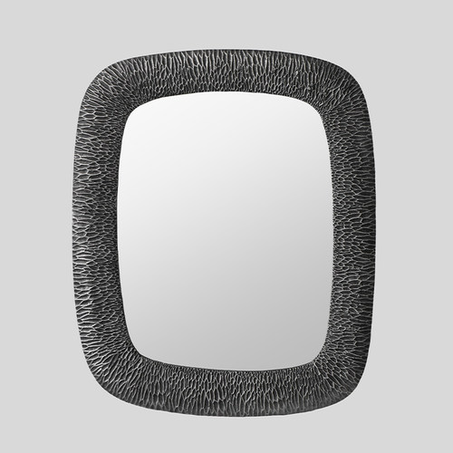 矶物凿山多边镜设计师壁挂镜