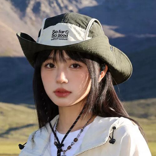 渔夫帽防晒帽女2026新款夏季旅游遮阳帽户外钓鱼透气可折叠帽子男