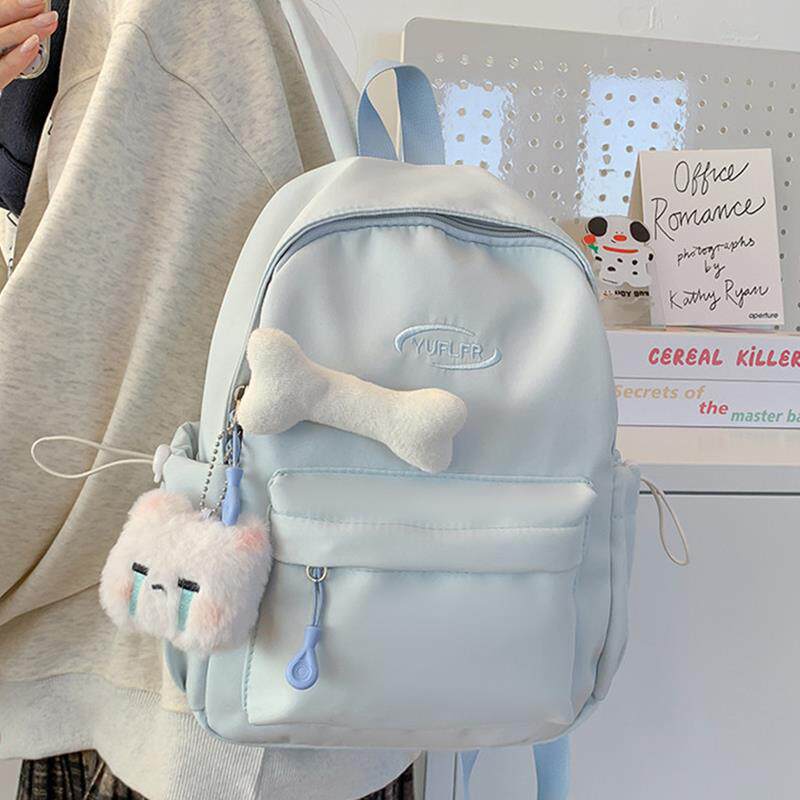 纯色百搭小书包女韩版少女学生迷你双肩包高颜值简约休闲mini揹包