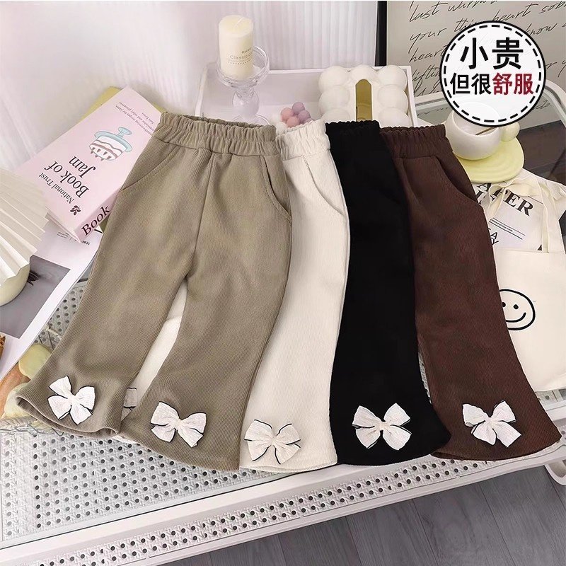女童喇叭裤2026春秋季新款洋派女孩裤子儿童内搭裤百搭外穿长裤童,童装/婴儿装/亲子装,裤子,淘宝优惠券,粉丝福利购,淘宝优惠卷