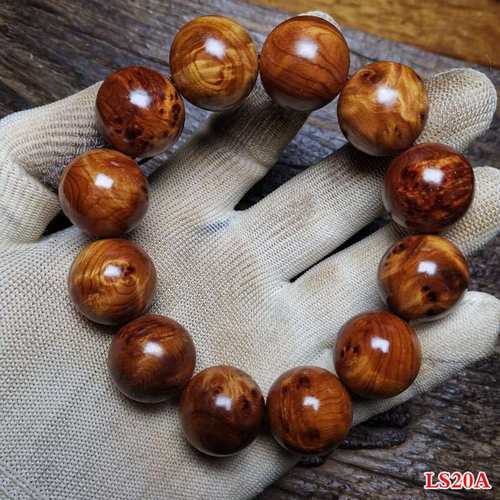 凉山崖柏满瘤疤火焰闪电龙胆手串