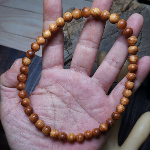 太行崖柏女士款单圈2圈手串手链