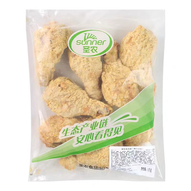 圣农香脆鸡腿蜜汁风味7-8个商用