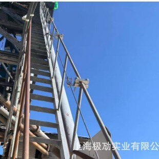 fclimb/福攀 8mm钢丝绳防坠落 罐体管塔斜爬梯 垂直生命线JVD3米