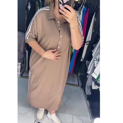 dress skirt High-end loose short-sleeved mid-length size