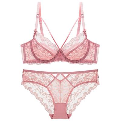 high-end breasts for sexy push-up lace set style big