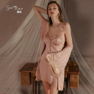 Sexy lace plus breast pad satin fine glitter sling