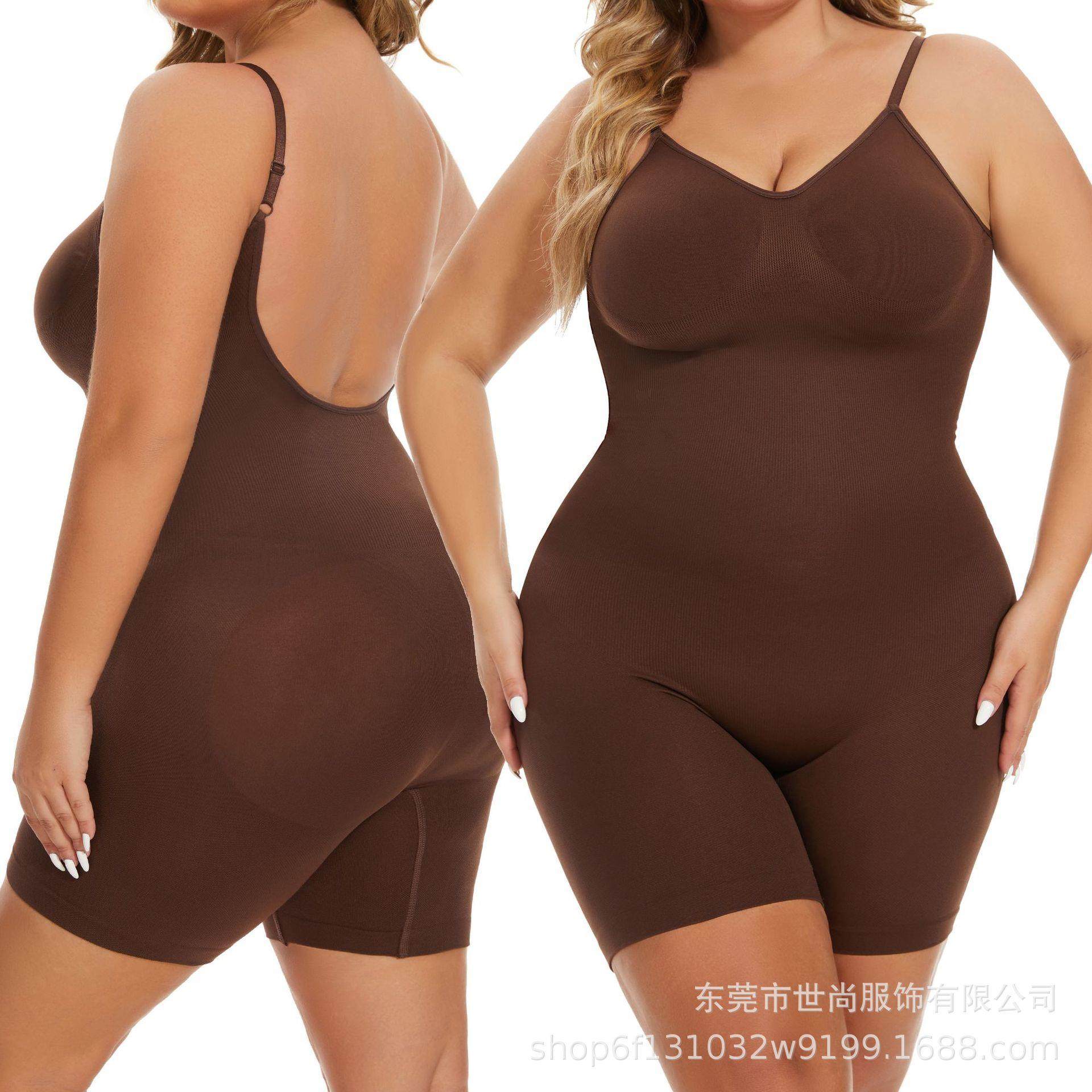 Seamless body shaper plus size womens waist and hip lift