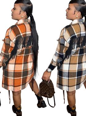 fallwinter  new casual comfort street hipster womens plaid