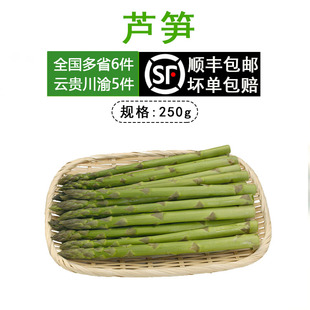 新鲜蔬菜嫩笋 250g 新鲜芦笋蔬菜( 切白根 )春笋龙须菜绿芦笋