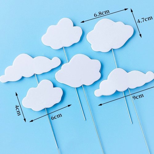 ins风云朵生日蛋糕装饰