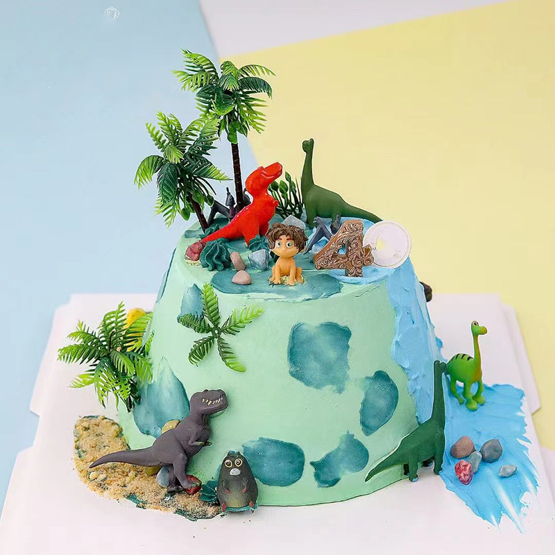 儿童恐龙生日蛋糕六一儿童节