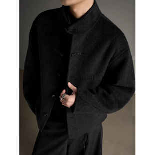 双面短款 MODE新中式 廓形大衣外套 HOMME