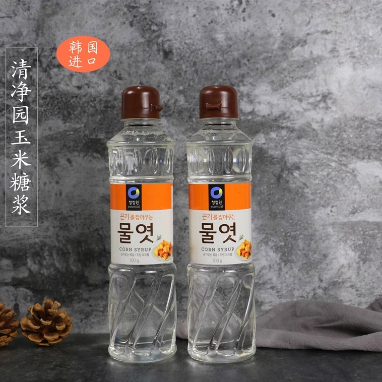 水饴韩国清净园糖稀麦芽玉米糖浆水怡麦芽糖稀转化糖浆糯米船材料-封面