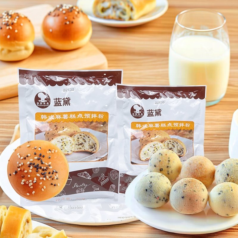 台创蓝黛麻薯粉200g家用韩式麻薯面包糕点预拌粉欧包烘焙材料袋装