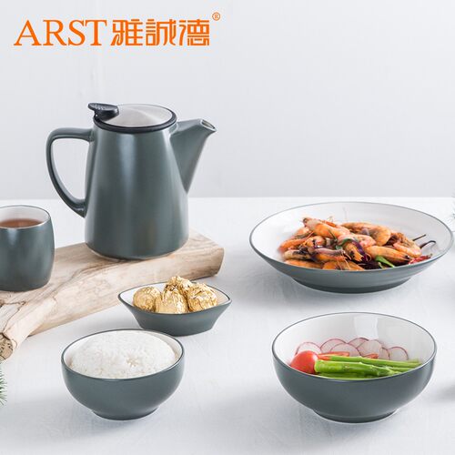 雅诚德大容量凉水壶花色纯色欧式