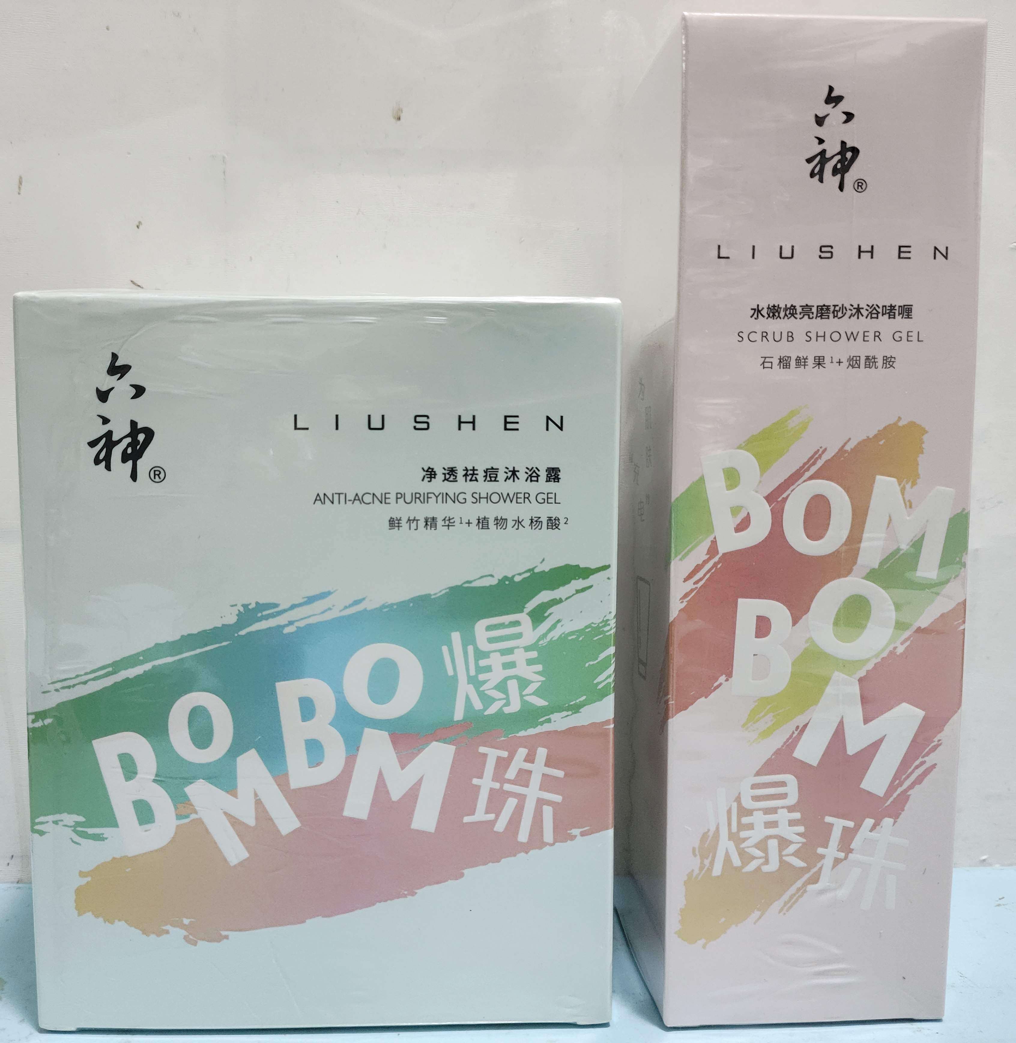 六神净透祛痘沐浴露柔和去角质清洁持久留香清痘沐浴乳氨基酸保湿