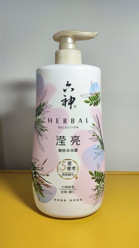 肖战同款六神莹亮沐浴露1000ml清洁清痘润沐浴乳留香沐浴泡泡正品