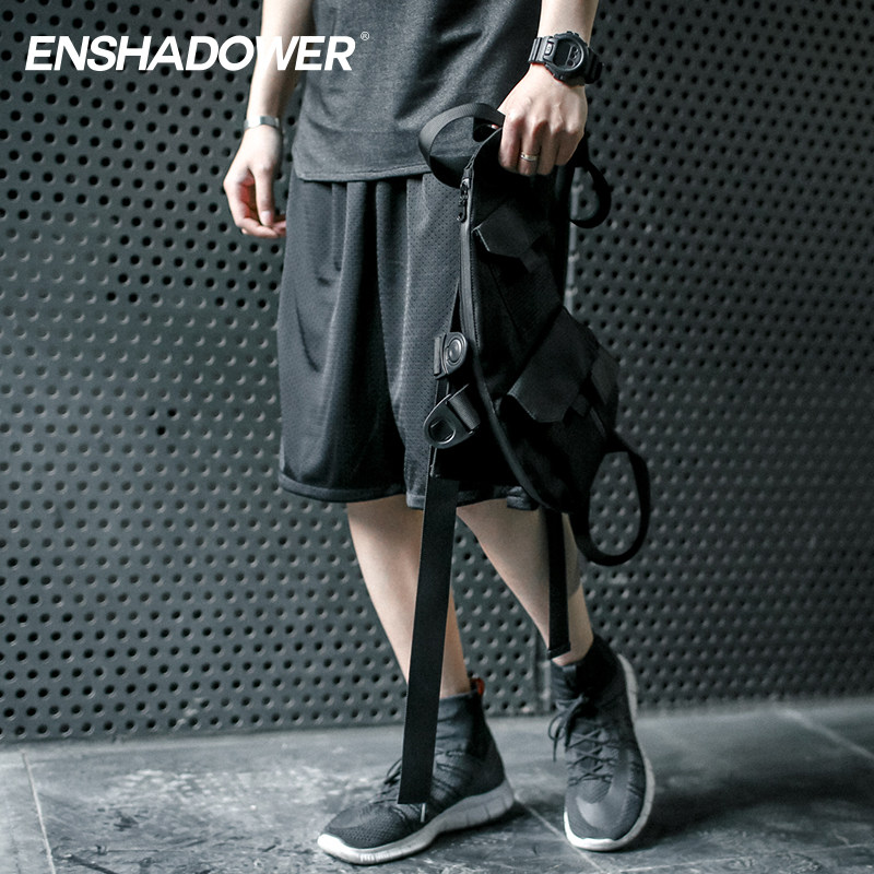 ENSHADOWER Hidden Chaopai Basics Net hole motion shorts summer Thin section Easy Five point pantsin the Men's clothing, Casual pants  category - from Buy2taobao.com to provide professional Taobao agent buy service