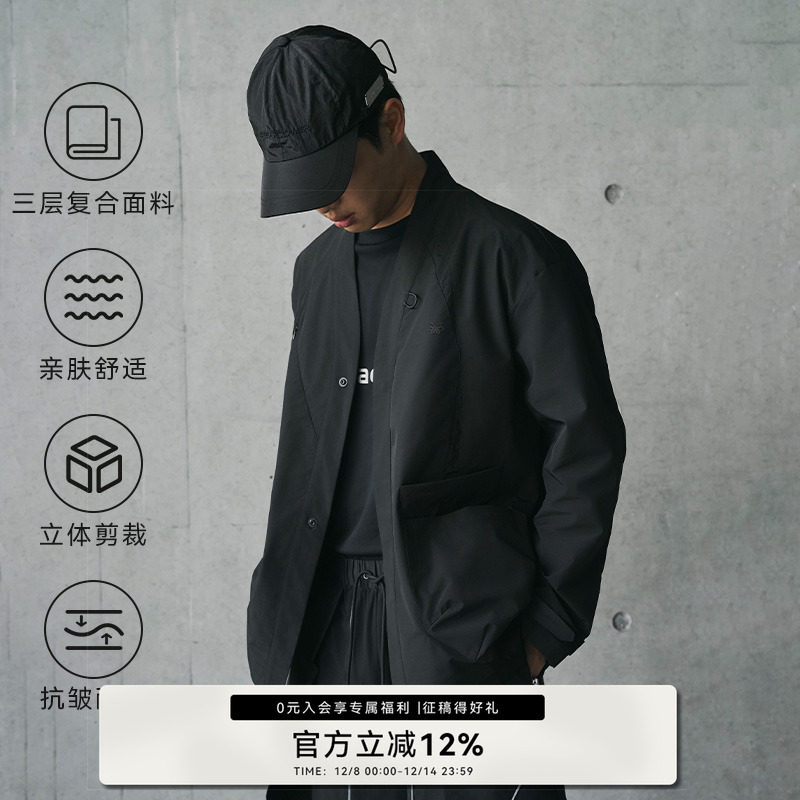 ENshadower结构口袋西装道袍