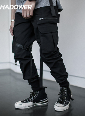 ENSHADOWER隐蔽者伞兵束脚裤男雪地迷彩库工装裤户外山系直筒裤