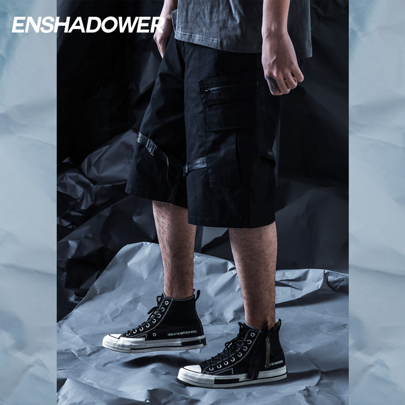 ENSHADOWER隐蔽者多口袋机能伞兵短裤宽松工装雪地迷彩五分裤男潮在类目 男装, 休闲裤中 - 来自Buy2taobao.com提供专业的淘宝代购服务