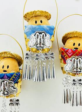 贵州旅游纪念品伴手礼洋芋国可爱毛绒土豆冰箱贴洋芋苗银冰箱贴