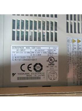SGMP-02AWYR11全新原装安川伺服驱动器 质保1年，