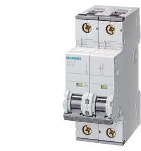 5SY6216-7CC西门子小型断路器400V6kA 2 极C 16A 5SY62167CC