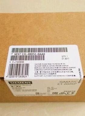 6ES7131-4BD51-0AA0西门子ET200S电子模块4DI源输入24VDC