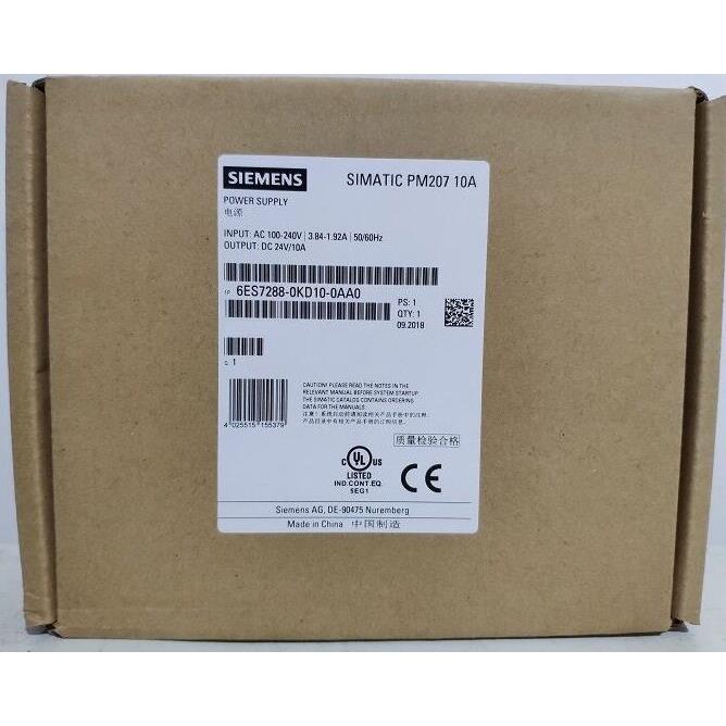 6ES7288-0KD10-0AA0西门子S7-200smart调节型电源模块DC 24V/10A