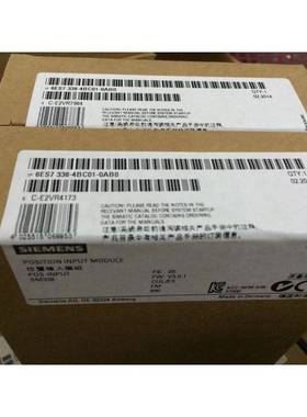 6ES7338-4BC01-0AB0西门子S7-300信号模块用于3SSI传感器20针SUPP