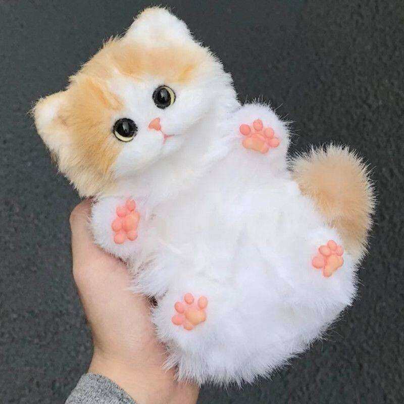 仿真猫咪挂件扭扭棒可爱小猫创意仿真手工diy成品布偶玩偶礼品生