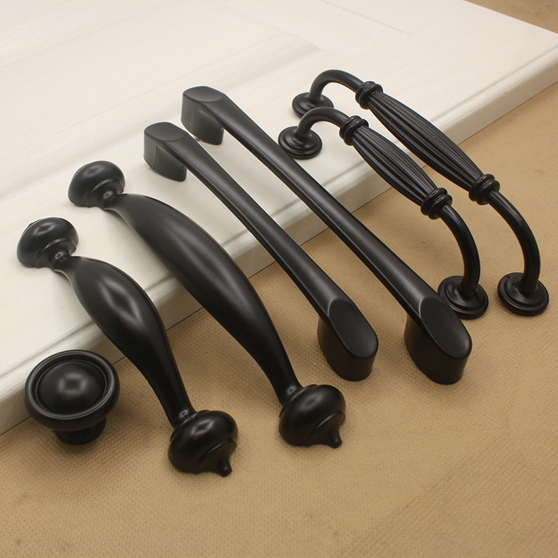 .色拉手橱柜衣柜门拉手美式现代简约抽屉鞋柜加厚单孔把手厂直销