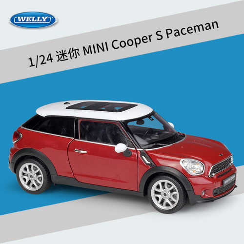 WELLY威利原厂1:24Cooper S Paceman仿真合金车模收藏玩具
