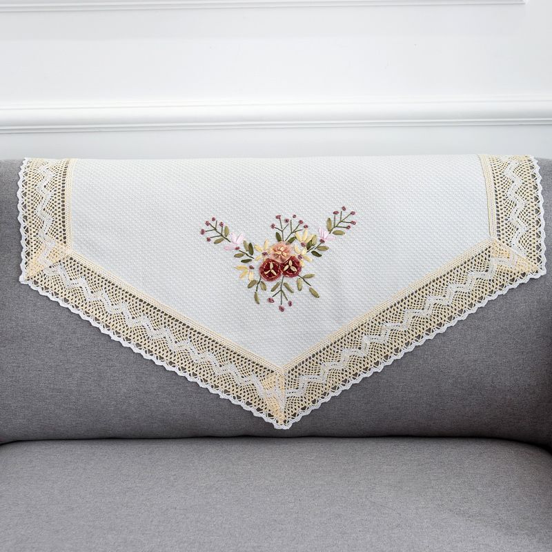 沙发后背靠巾蕾丝沙发巾靠背巾布艺沙发垫全盖扶手盖布套罩后背巾