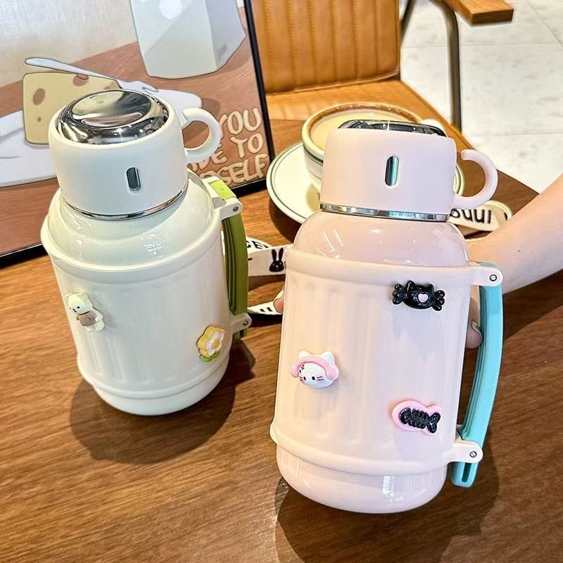 316女生不锈钢大容量保温杯2025高颜值新款水杯大口径便携大肚子